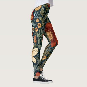 Legging Padrão de Honeysuckle Mudado William Morris