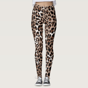 Legging Padrão de impressão animal