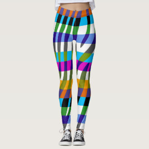 Legging Padrão de Impressão de Zebra Moderna #10