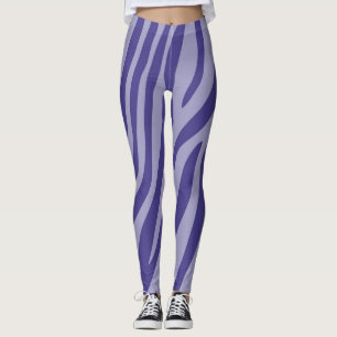 Legging Padrão de Impressão de Zebra Moderna #17