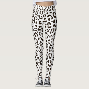 Legging Padrão de impressão leopardo