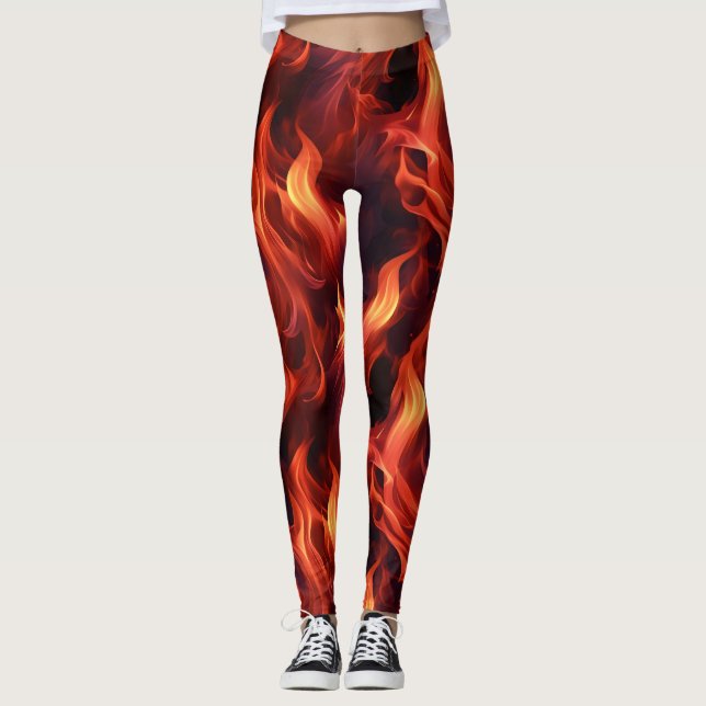 Legging Padrão de Incêndio (Frente)