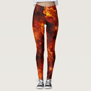 Legging Padrão de incêndio