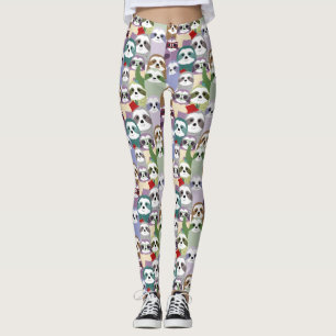 Legging Padrão de Lama Cuta