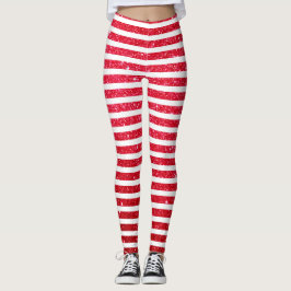 Legging Padrão de Lanterna de Caneta de Natal Bonita