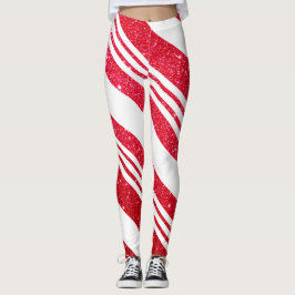 Legging Padrão de Lanterna de Caneta de Natal Bonita