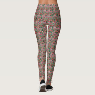 Legging Padrão de licença colorida elegante