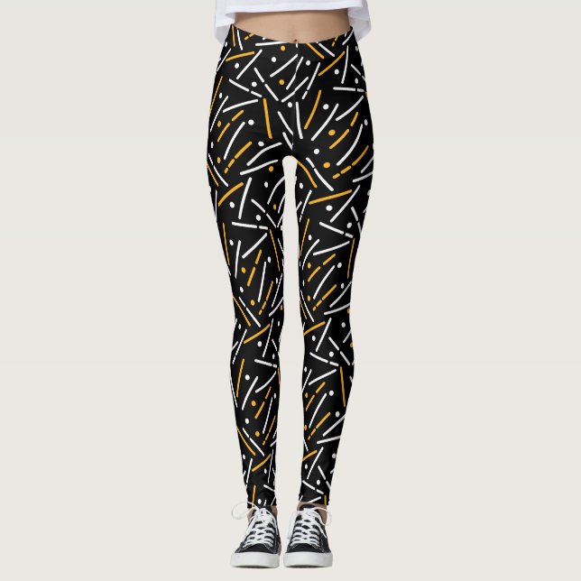 Legging Padrão de Linhas 4 (Frente)