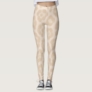 Legging Padrão de Luxo Animal Macio quente