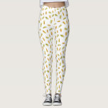 Legging Padrão de milho<br><div class="desc">Padrão com ilustrações inspiradas por aquarela de milho na penteada</div>