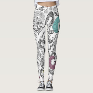 Legging Padrão de música