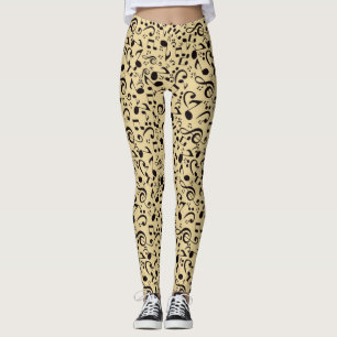 Legging Padrão de música