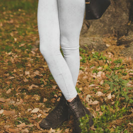 Legging Padrão de Natal de Inverno Floco de Neve