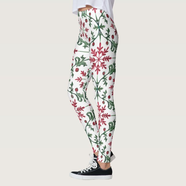 Legging Padrão de Natal misto festivo (Esquerda)