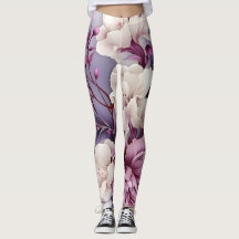 Padrão de Orquídeas Brancas e Violetas