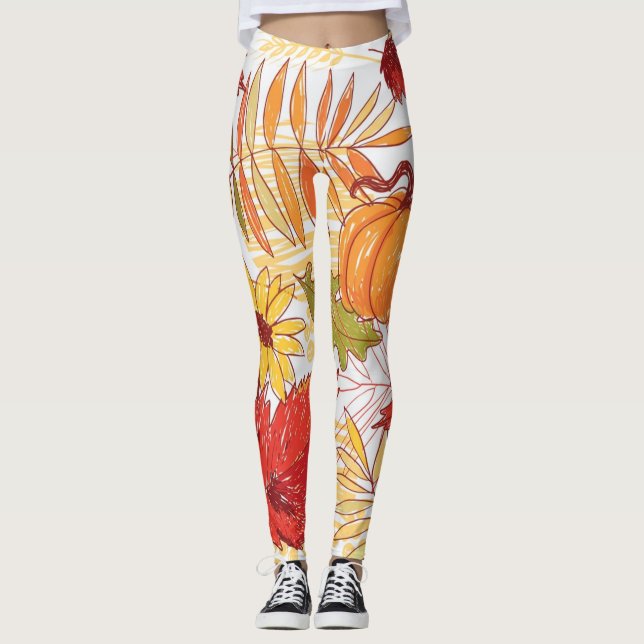 Legging Padrão de outono (Frente)