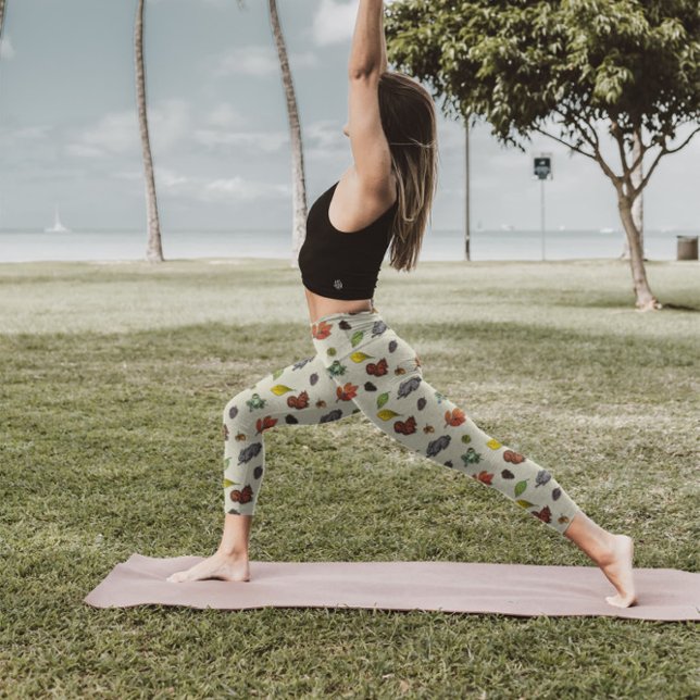 Legging Padrão de outono da Woodland (Criador carregado)