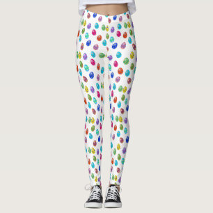 Legging Padrão de Ovos de Páscoa
