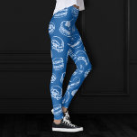 Legging Padrão de Pastris Francês | Tratamento Clássico Do<br><div class="desc">O tema Diabetes Diadinhos Divertidos é uma paleta de cores minimalista sofisticada e de baixo perfil de doces clássicos de pastelaria francesa. O design apresenta um padrão uniforme de sobremesas tradicionais, como cookies, bolos e tartes. Para personalizações ou outras cores, visite o justFharryn ou contate o designer c/o fharryn@yahoo.com #bohochic...</div>