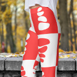 Legging Padrão de pebolhas brancas e vermelhas impressiona<br><div class="desc">Stand Out in Style: Eleve seu jogo de moda com estas pernas de Pebbles! Apresentando um design impressionante e colorido com contrastes ousados, estas leggings são perfeitas para qualquer pessoa que queira adicionar um toque único à sua aparência. Quer você esteja fora para uma excursão ou se vestir, eles vão...</div>