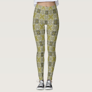 Legging Padrão de Pele Moderno do Leopard #4