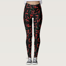 Padrão de Pimenta | Vermelho Preto e Verde