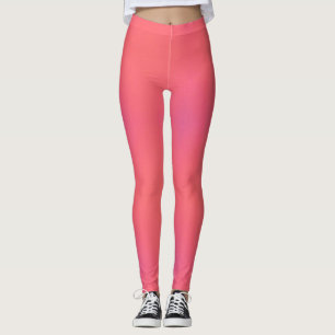 Legging Padrão de Pink e Roxo Suave