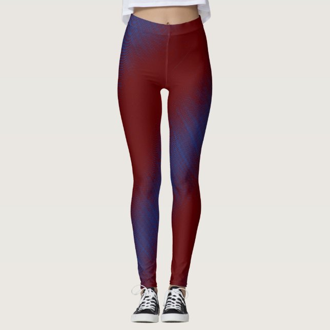 Legging Padrão de pixel 01.B.bw.S.DPurple BG (Frente)