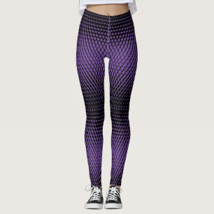 Legging Padrão de pixel 09.B.w. Roxo BG