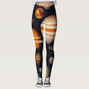 Legging Padrão de Planetas
