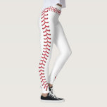 Legging Padrão de Pontas de Seam de Baseball<br><div class="desc">Pedras De Semente De Baseball,  Perna De Padrão.</div>