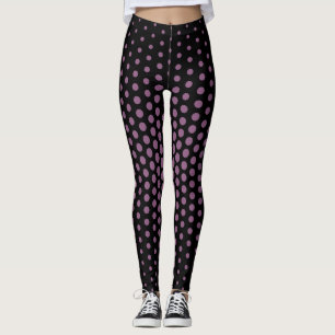 Legging Padrão de Ponto do Fuchsia Techno