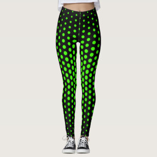 Legging Padrão de Ponto do Harlequin Techno