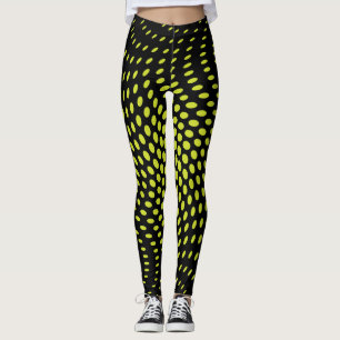Legging Padrão de Ponto do Limão Techno
