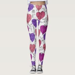 Legging Padrão de poses de ioga Ioga sem costura 4
