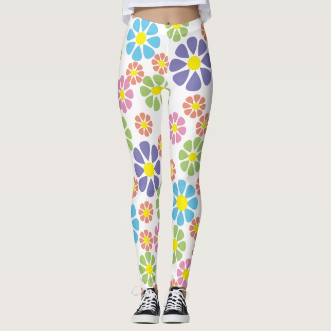 Legging Padrão de potência da ventoinha (Frente)
