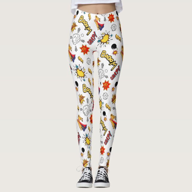 Legging Padrão de Quadrinhos (Frente)