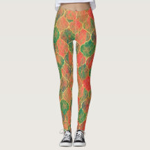 Padrão de Quatrefoil Colorido de Aquarela