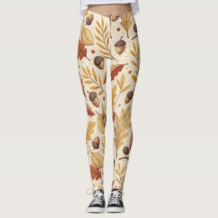 Legging Padrão de queda elegante