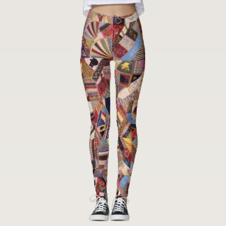 Legging Padrão de Quilt Louco