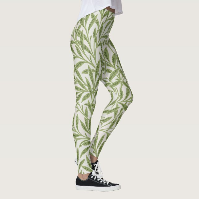 Legging Padrão de ramos verdejantes  (Direita)