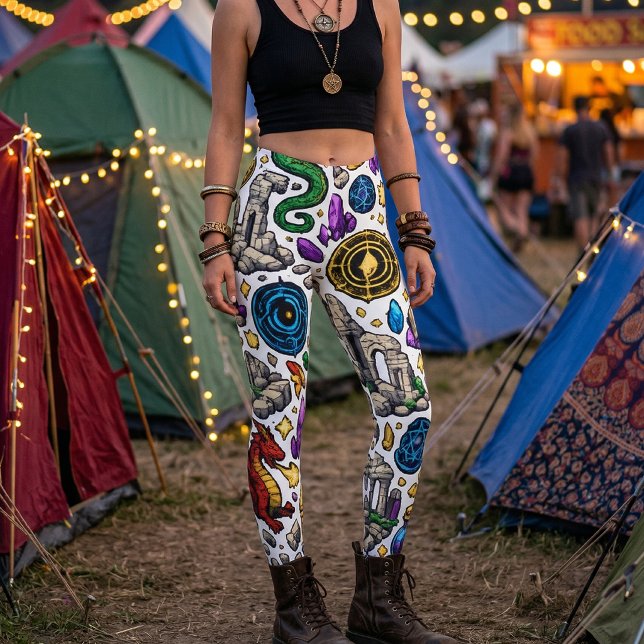 Legging Padrão de Reinos Mitológicos (Criador carregado)