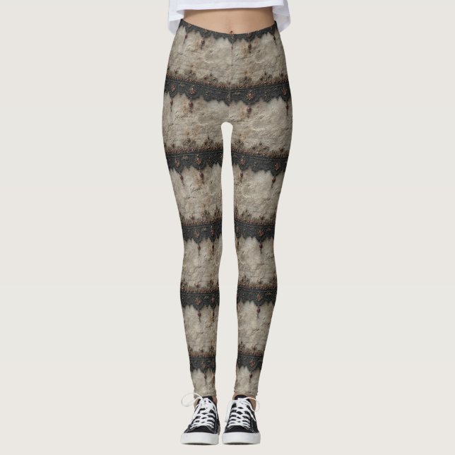 Legging Padrão de Renda Rubi Victoriano Gótico (1) (Frente)