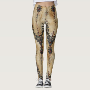 Legging Padrão de Renda Rubi Victoriano Gótico (7)