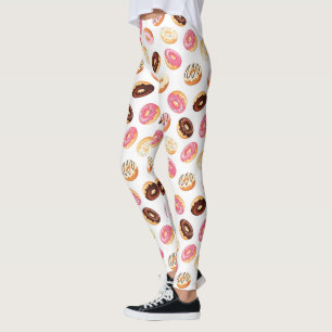 Legging Padrão de Rosquinha doce