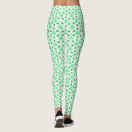 Legging Padrão de Shamrock irlandês