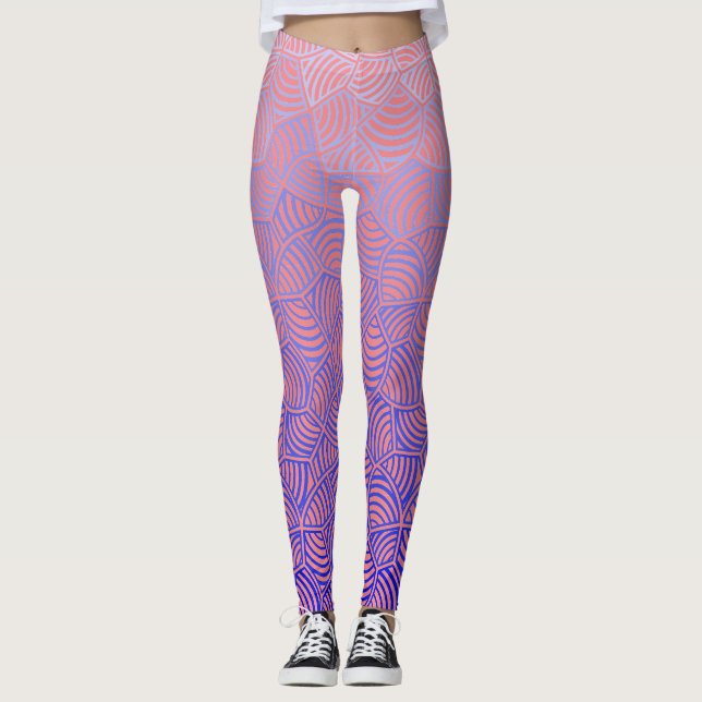 Legging Padrão de Shell.03.nbg Rosa BG (Frente)