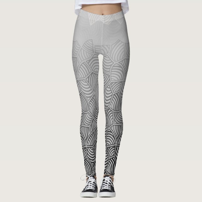 Legging Padrão de Shell.04.w Cinza BG (Frente)