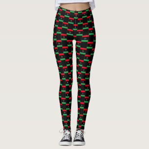 Legging Padrão de Sinalizador da Líbia Verificado