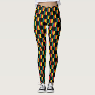 Legging Padrão de Sinalizador de Camarões Verificado